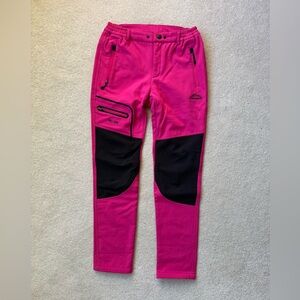 Women’s Pink and Black Outdoor Pants